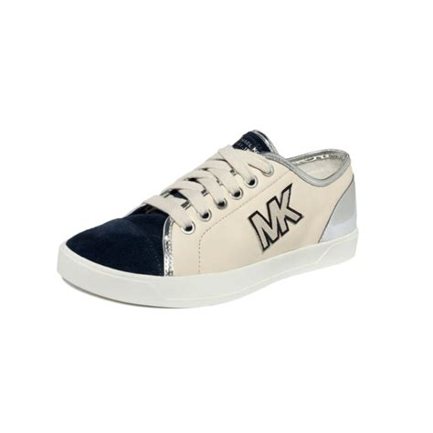 blue michael kors sneakers|michael kors navy blue shoes.